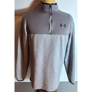 Under Armour Mens Coldgear Infrared 1/4 Zip Fleece M Gray